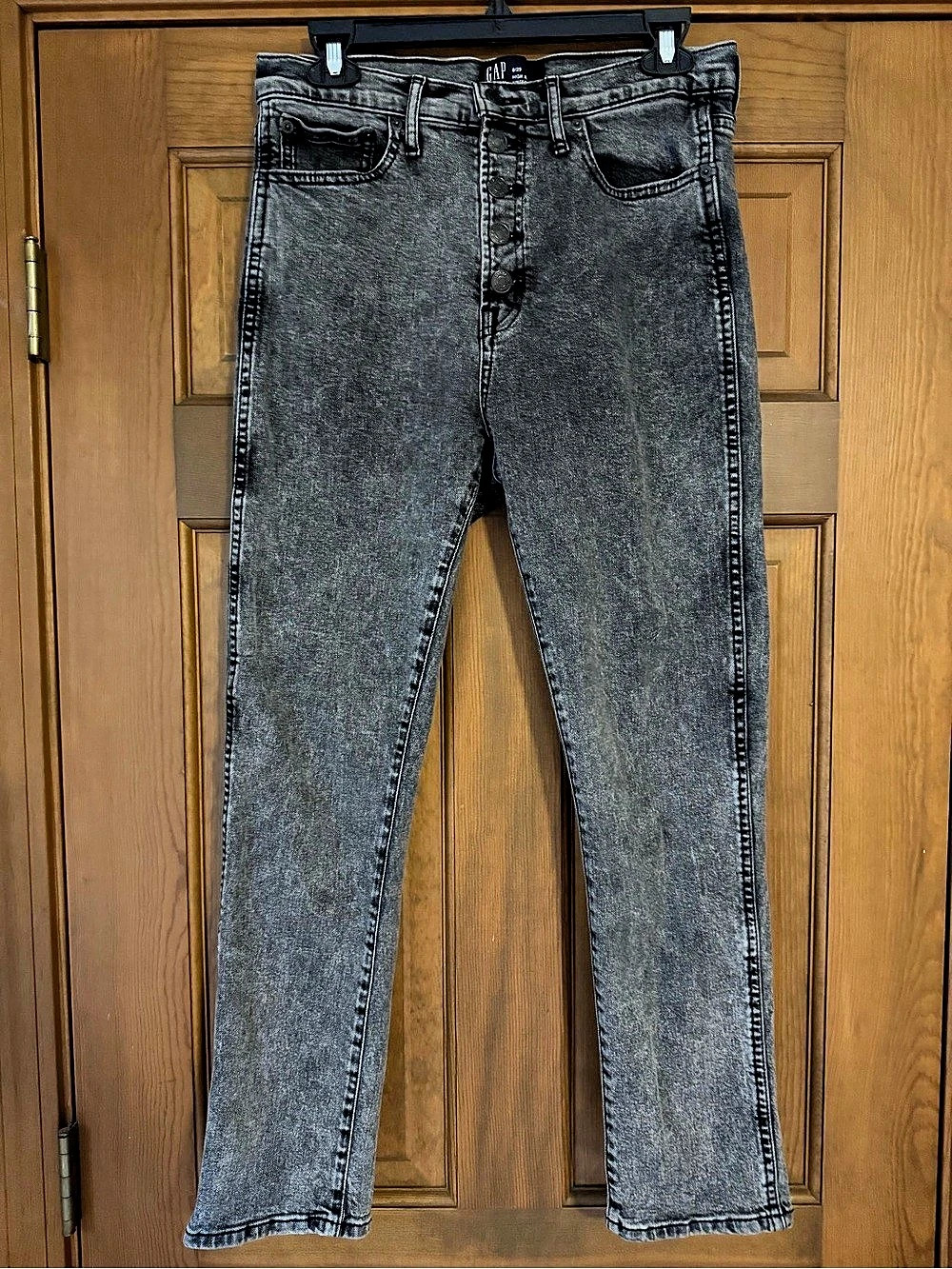 Gap Grey/BlackStraight Leg Jeans